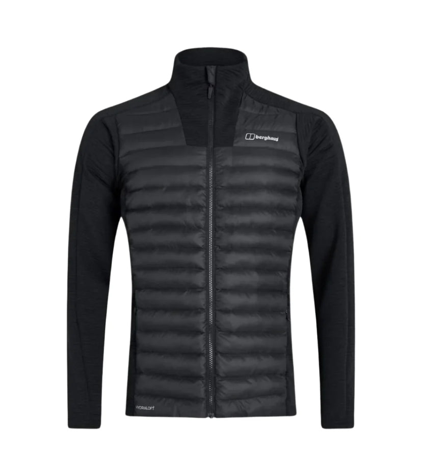 BERGHAUS HYBRID PUFFER JACKET - BLACK